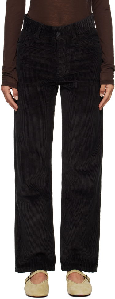 Nohavice Baserange Tajo Corduroy Trousers Čierna | TRTA-CO-WI24, 0