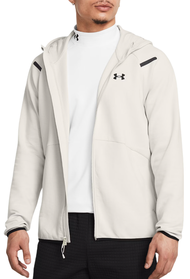 Mikina Under Armour Unstoppable Flc Hoodie Biela | 1389352-110, 0