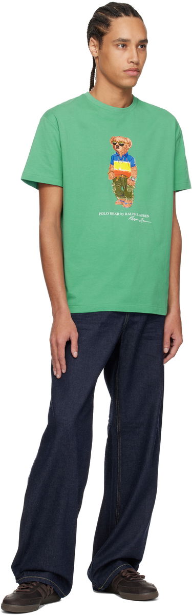 Tričko Polo by Ralph Lauren Polo Ralph Lauren Classic Fit Polo Bear T-Shirt Zelené | 710973142001, 3
