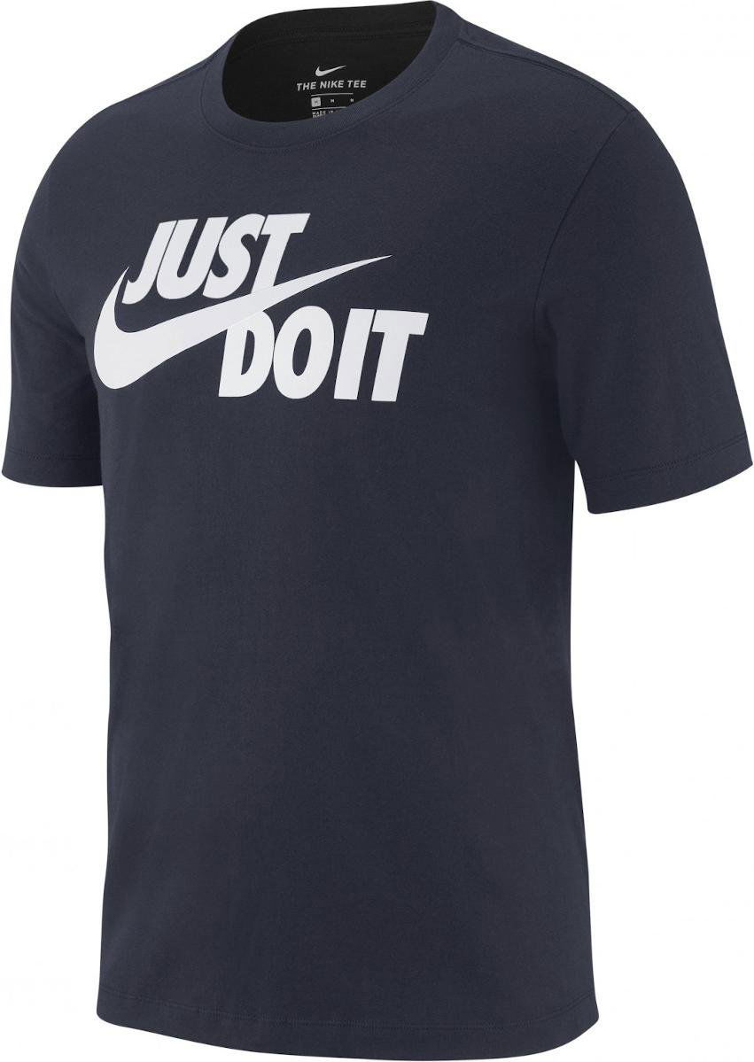 Tričko Nike JUST DO IT SWOOSH NSW T-Shirt Navy | ar5006-451, 0