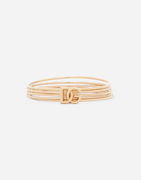 Rigid Multi-hoop Bangle With Logo