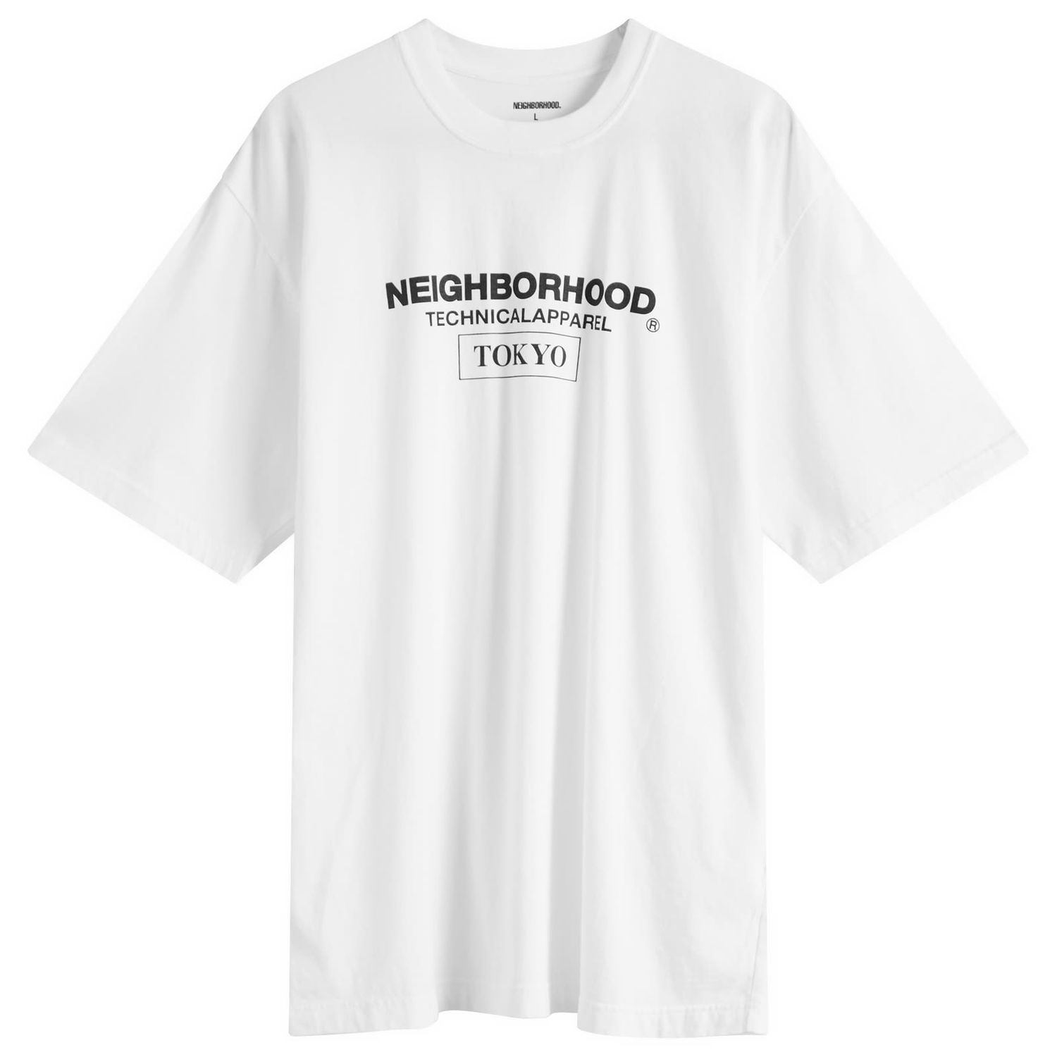 Tričko Neighborhood Technical Apparel T-Shirt, Size Large Biela | 251PCNH-ST16-WHT, 0