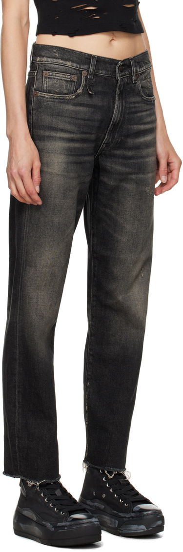 Džínsy R13 R13 Stretch Boyfriend Jeans Čierna | R13W5083-D152B, 1