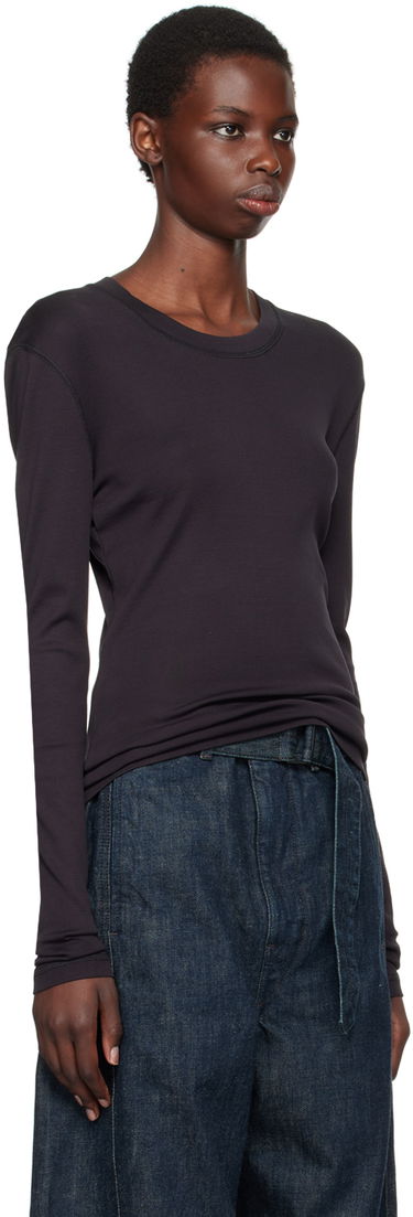 Tričko LEMAIRE Long Sleeve T-Shirt Čierna | TO1319 LJ1016, 1