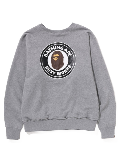 Sveter BAPE 4Way Relaxed Fit Crewneck Šedá | 1I80-113-002