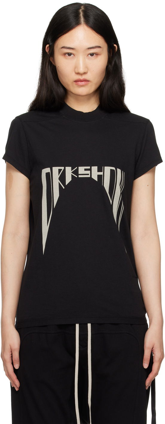 Tričko Rick Owens Level T-shirt Čierna | DS02D2208 RNEP4