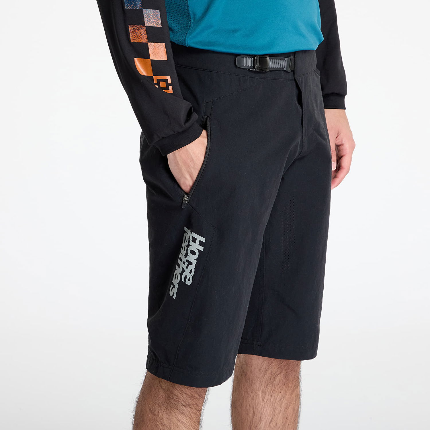 Šortky Horsefeathers Horsefeathers Stoker Bike Shorts Čierna | TM073A, 1