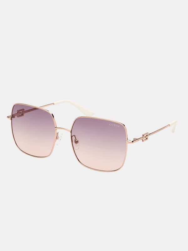 Slnečné okuliare GUESS Square Sunglasses Metalická | GU790658QQQ, 0