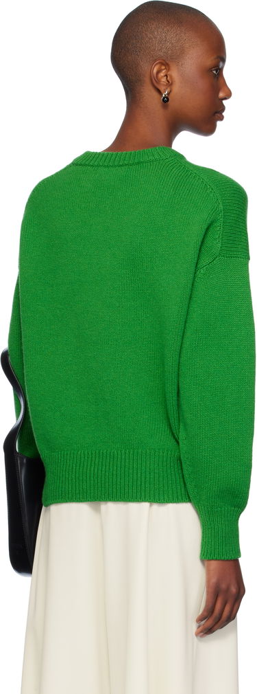 Sveter &Daughter Slouch V-Neck Sweater Zelené | F2205, 2