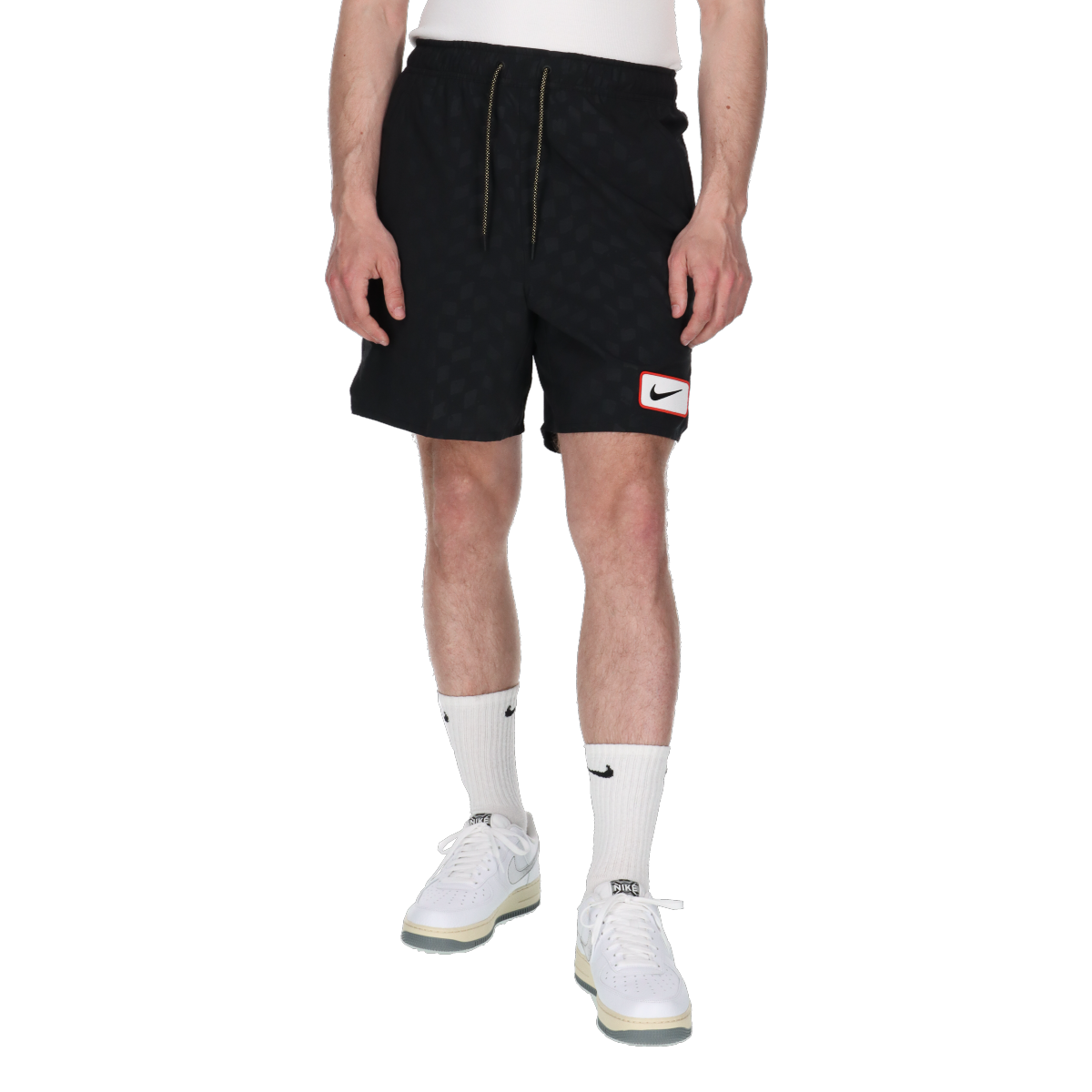 Šortky Nike Checkered Drawstring Shorts Unlimited Čierna | DX0900-010, 0
