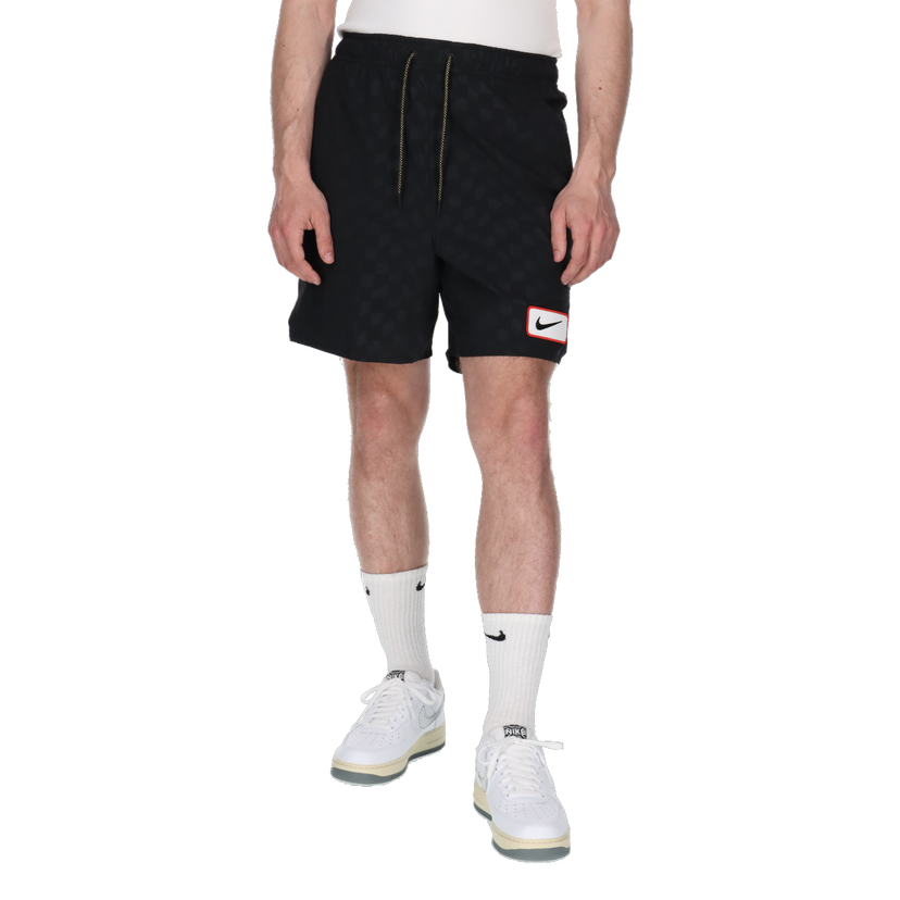 Šortky Nike Checkered Drawstring Shorts Unlimited Čierna | DX0900-010