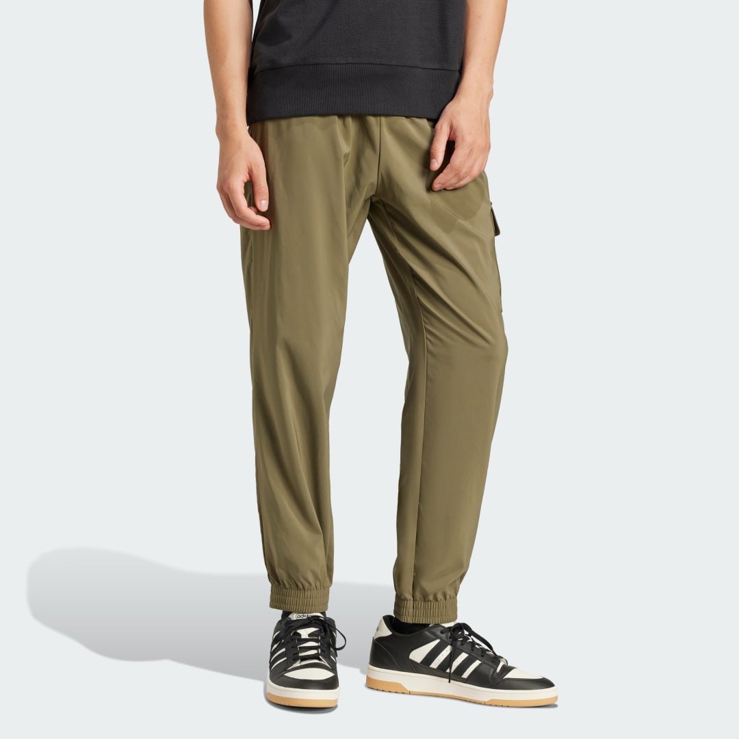 Cargo nohavice adidas Performance Essentials Small Logo Cargo Pants Zelené | JD1824, 1