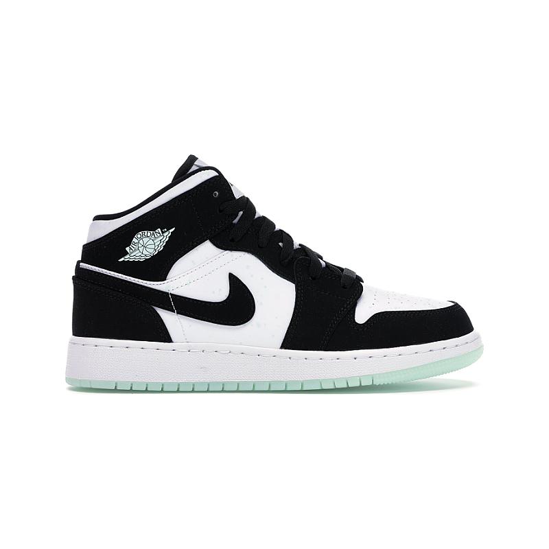 Tenisky a topánky Jordan Air Jordan 1 Mid SE "Glow in the Dark Panda" GS Čierna | BQ6931-103, 0
