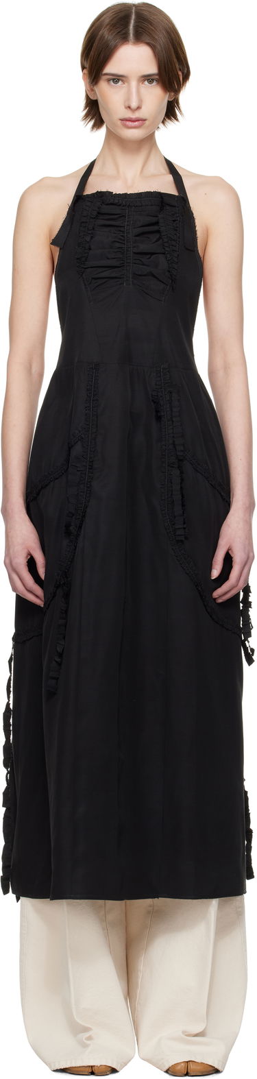 Šaty Maison Margiela Maison Margiela Apron Midi Dress Čierna | S51TH0091 M35381, 0