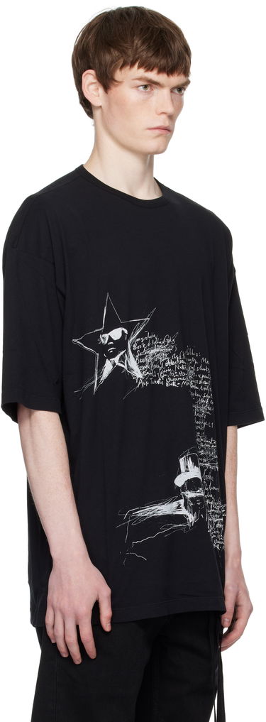 Tričko Ann Demeulemeester Ann Demeulemeester Dieter Sketchbook Graphic T-Shirt Čierna | B0012878-FA206-099, 1