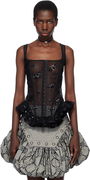 Chopova Lowena Afly Sequin Tulle Corset