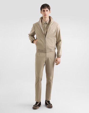 Nohavice Dolce & Gabbana Dolce & Gabbana Nylon Canvas Trousers Béžová | GW13ETFUUDDM2827, 1