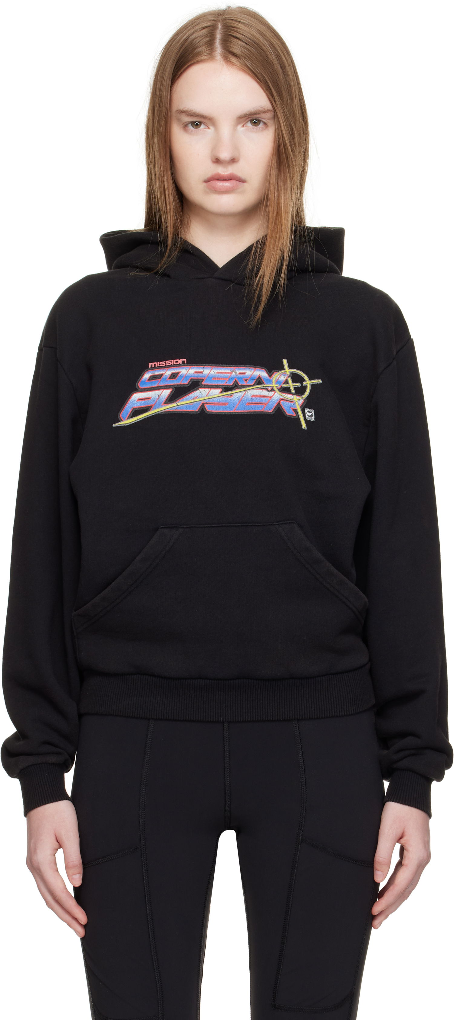 Mikina Coperni Coperni Slogan Graphic Hoodie Čierna | COPJS15PF5018, 0