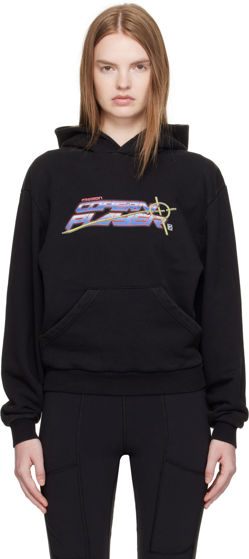 Mikina Coperni Coperni Slogan Graphic Hoodie Čierna | COPJS15PF5018