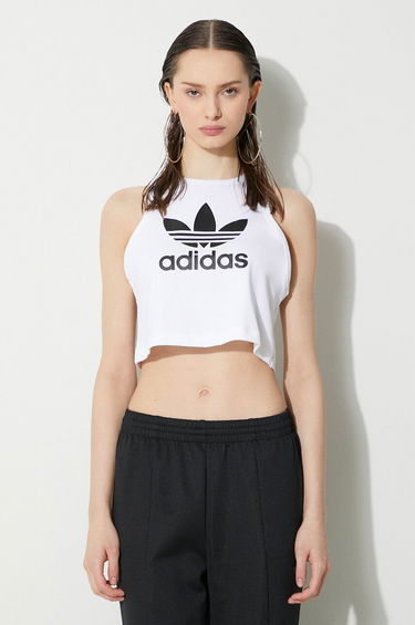 Tielko adidas Originals Trefoil Tank Top Biela | IP0679, 0