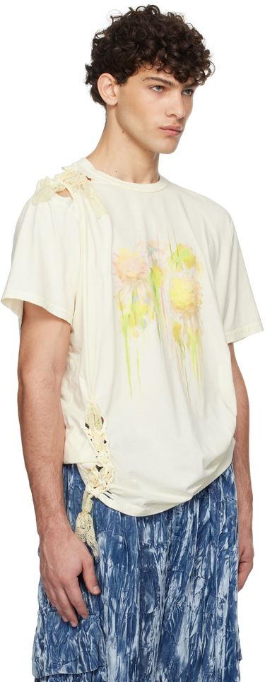 Tričko Collina Strada Collina Strada Katina Lace T-Shirt Béžová | XX3386, 1