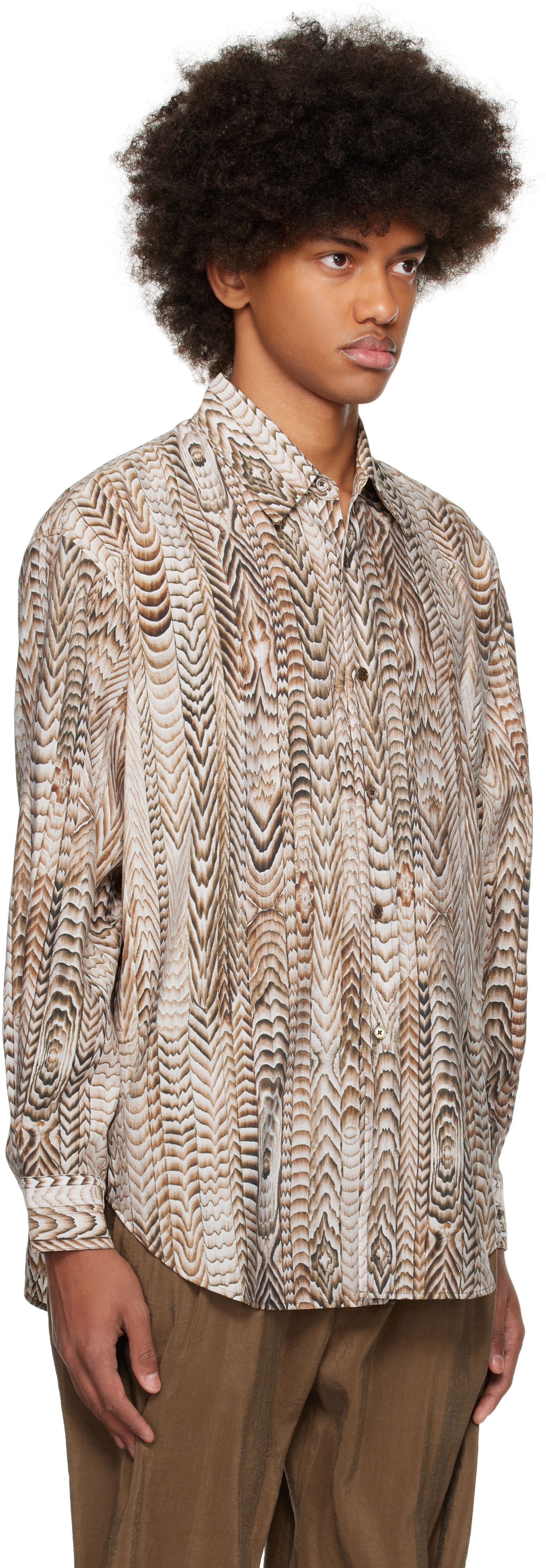 Lemaire FreelingWaters Edition Printed Shirt