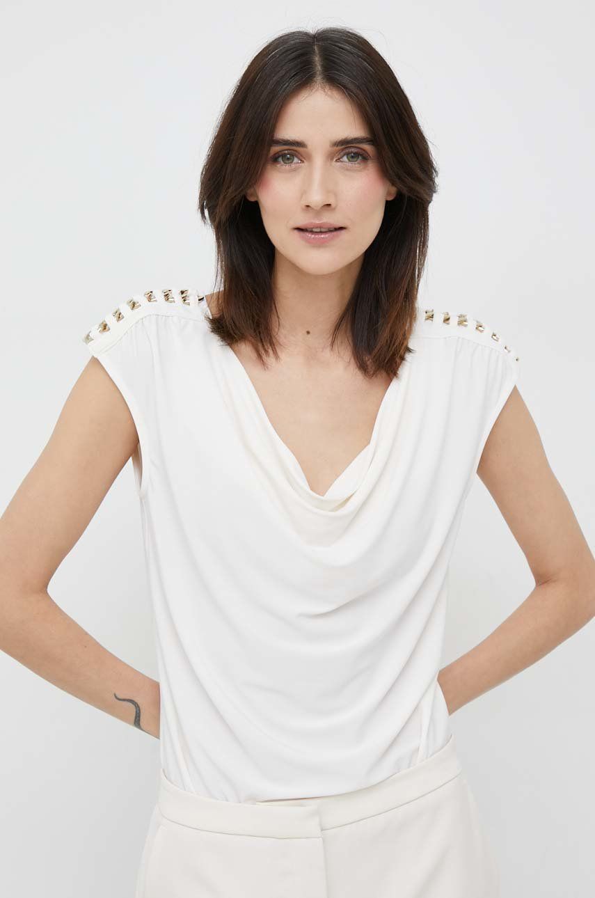 Tielko Polo by Ralph Lauren Lauren Ralph Lauren Cowl Neck Sleeveless Top Biela | 200898441, 0