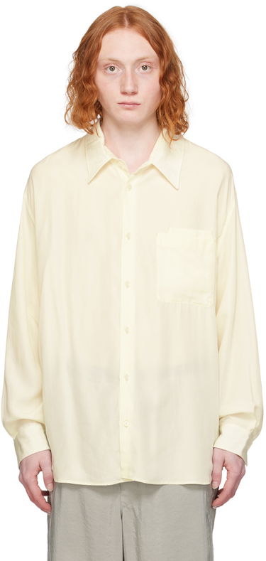 Košeľa LEMAIRE Lemaire Patch Pocket Shirt Žltá | SH1089 LF1126, 0