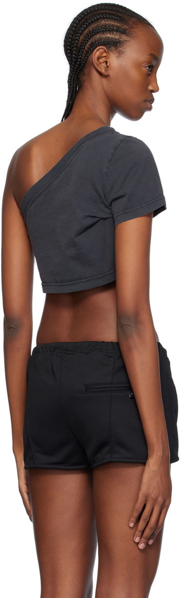 Tielko Courrèges Tuba One Shoulder Cropped T-Shirt Šedá | 124JTO238JS0109, 2