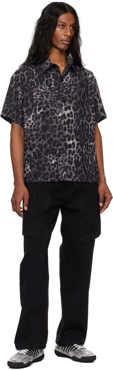 Košeľa Andersson Bell Andersson Bell Leopard Print Shirt Čierna | atb1277m, 3