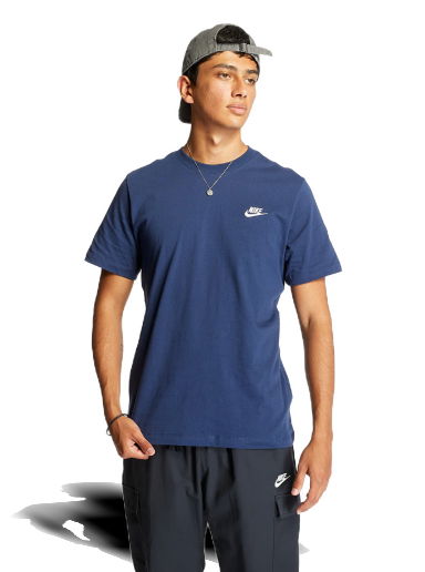 Tričko Nike Sportswear Club Tee Modrá | AR4997-410