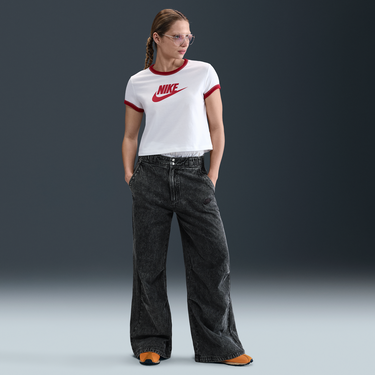 Crop Top Nike Nike Sportswear Woven Pants Biela | II1198-010, 0