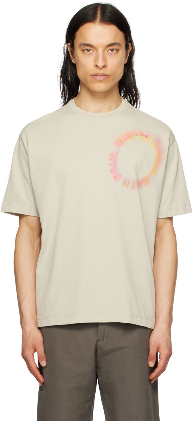 Tričko Paul Smith Paul Smith Solar Flare T-Shirt Béžová | M1R-110Y-KP3692-08, 0