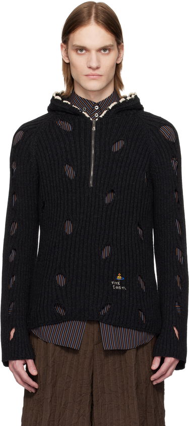 Sveter Vivienne Westwood Vivienne Westwood Slash Hoodie Čierna | 38030051-Y003H-, 0