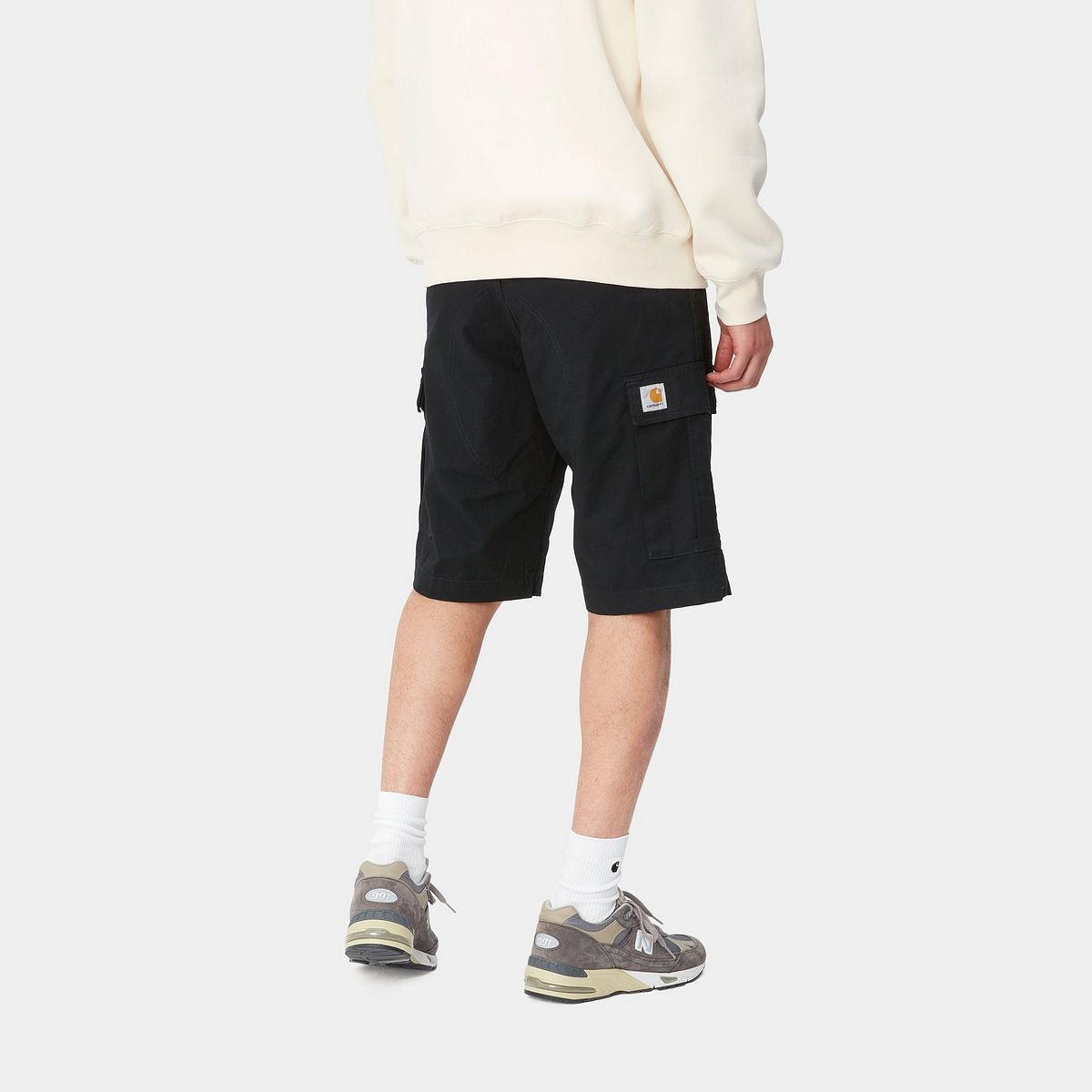 Regular Cargo Short "Black rinsed"