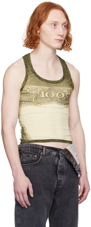 Tielko Jean Paul Gaultier Jean Paul Gaultier Sheer Tank Top Žltá | 24/25-U-DB025-T515-400300156, 1