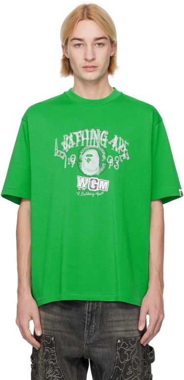 Tričko BAPE Layered College Graphic Relaxed Fit T-Shirt Zelené | 001TEK801317M, 0