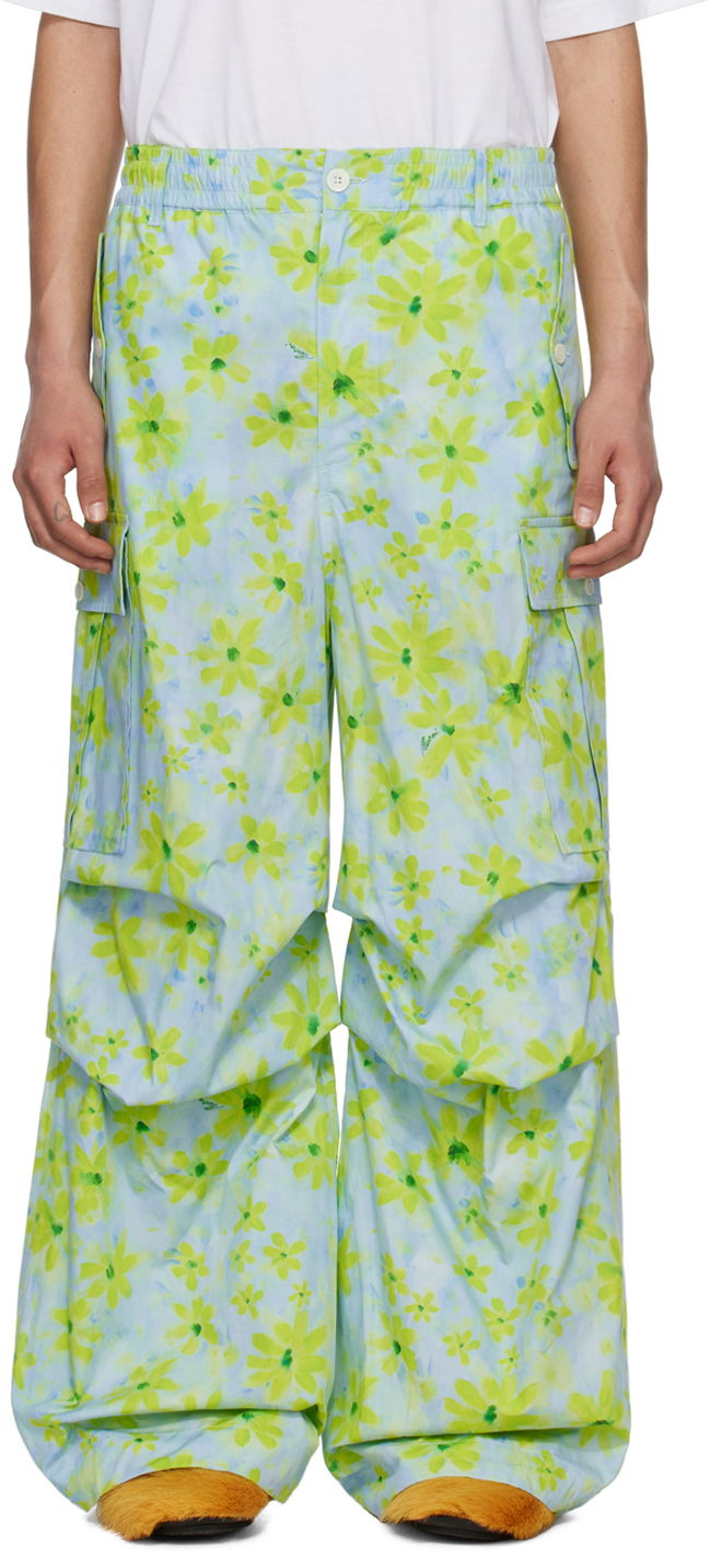 Cargo nohavice Marni Parade Cargo Pants Zelené | PUMU0247A1 UTC330, 0