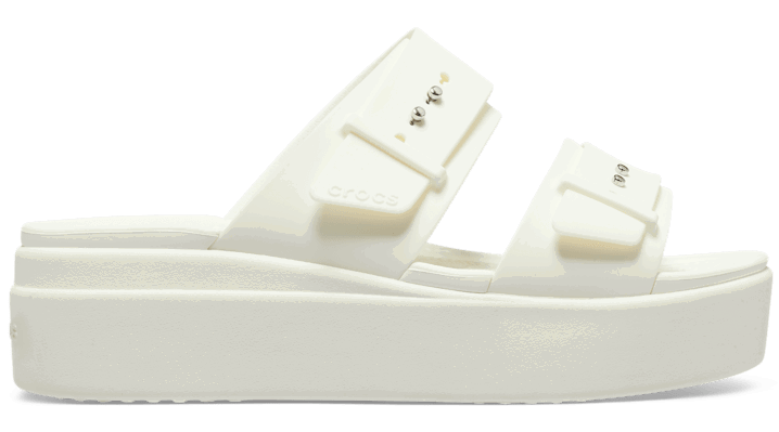 Tenisky a topánky Crocs Brooklyn Buckle Sandals Biela | 207431-0WV, 0