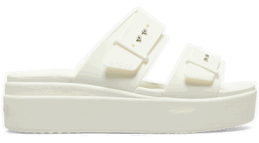 Tenisky a topánky Crocs Brooklyn Buckle Sandals Biela | 207431-0WV, 0