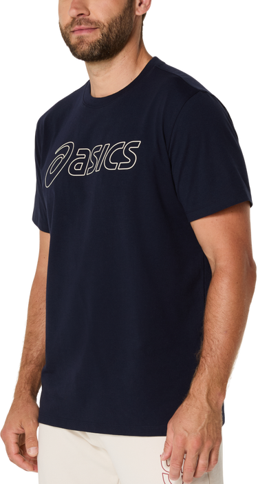 Tričko Asics Big Logo Graphic Short Sleeve T-Shirt Navy | 2031e188-403, 2