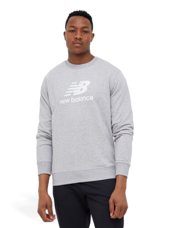 New Balance Essentials Stacked Logo French Terry Crewneck MT31538AG