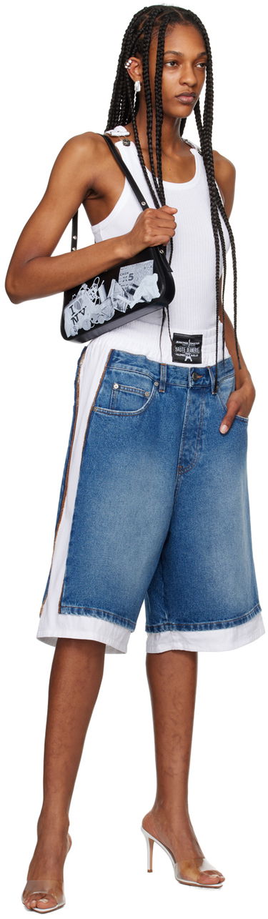 Šortky Jean Paul Gaultier Gaultier 'The Trompe-lœil' Denim Shorts Modrá | 24/25-U-SH025I-D013-5701, 3