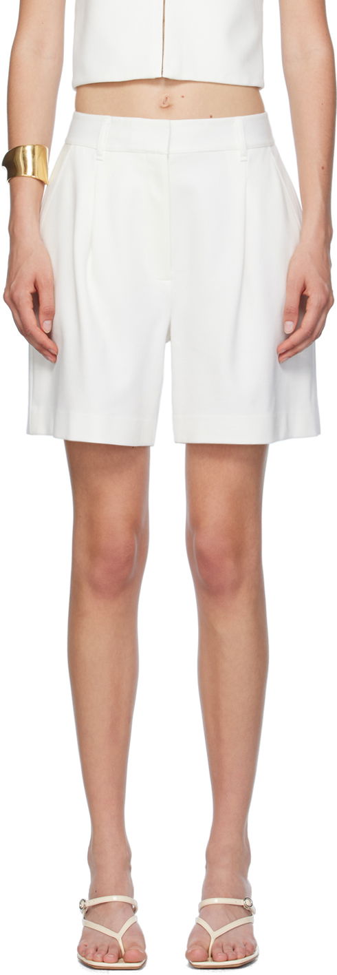 Šortky rag & bone rag & bone Women's Irina Tailored Shorts Biela | WAC24PT020LC20, 0