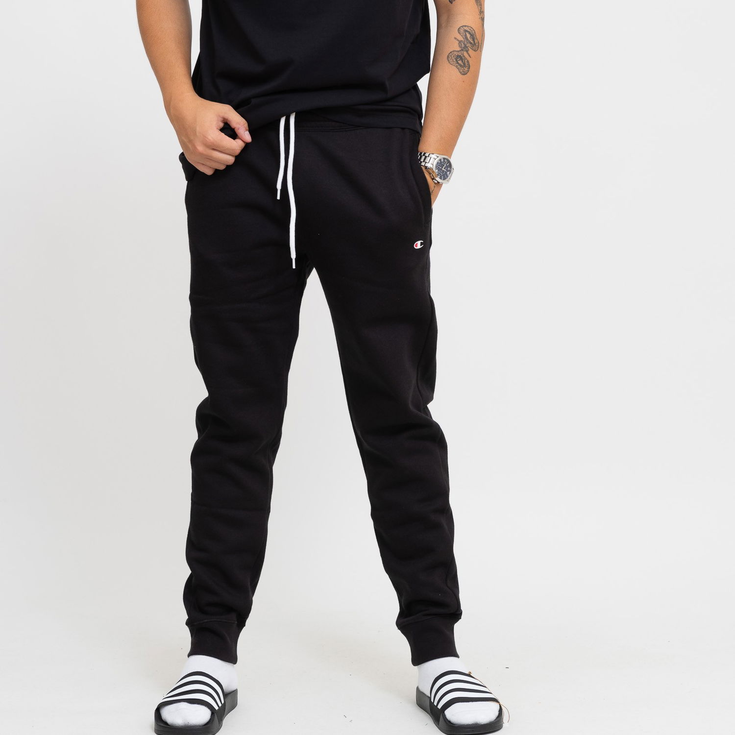 Tepláky Champion Rib Cuff Pants Čierna | 218344-KK001, 0