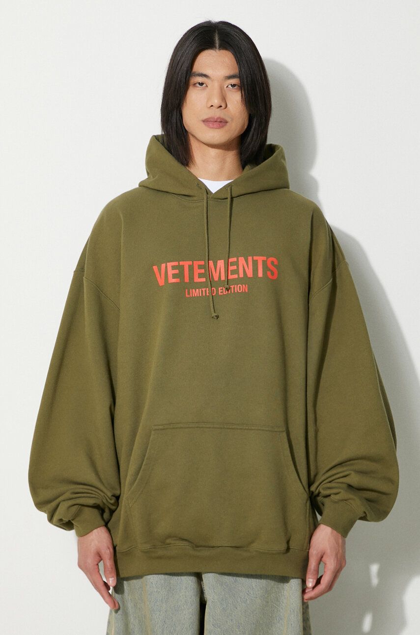 Mikina VETEMENTS VETEMENTS Limited Edition Logo Hoodie Zelené | UE64HD600Z, 0