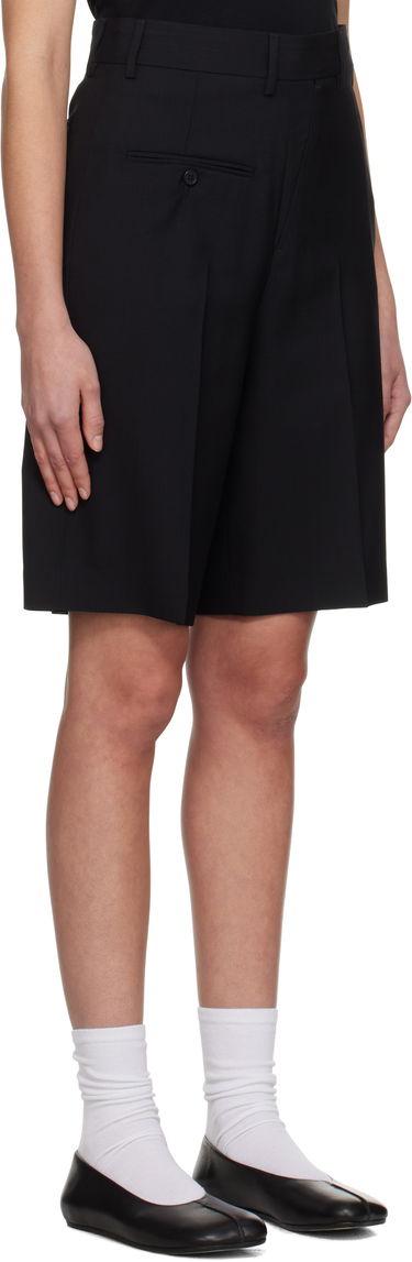 Šortky Maison Margiela MM6 Maison Margiela Tailoring Wool Canvas Shorts Čierna | S52MU0125 M35080, 1