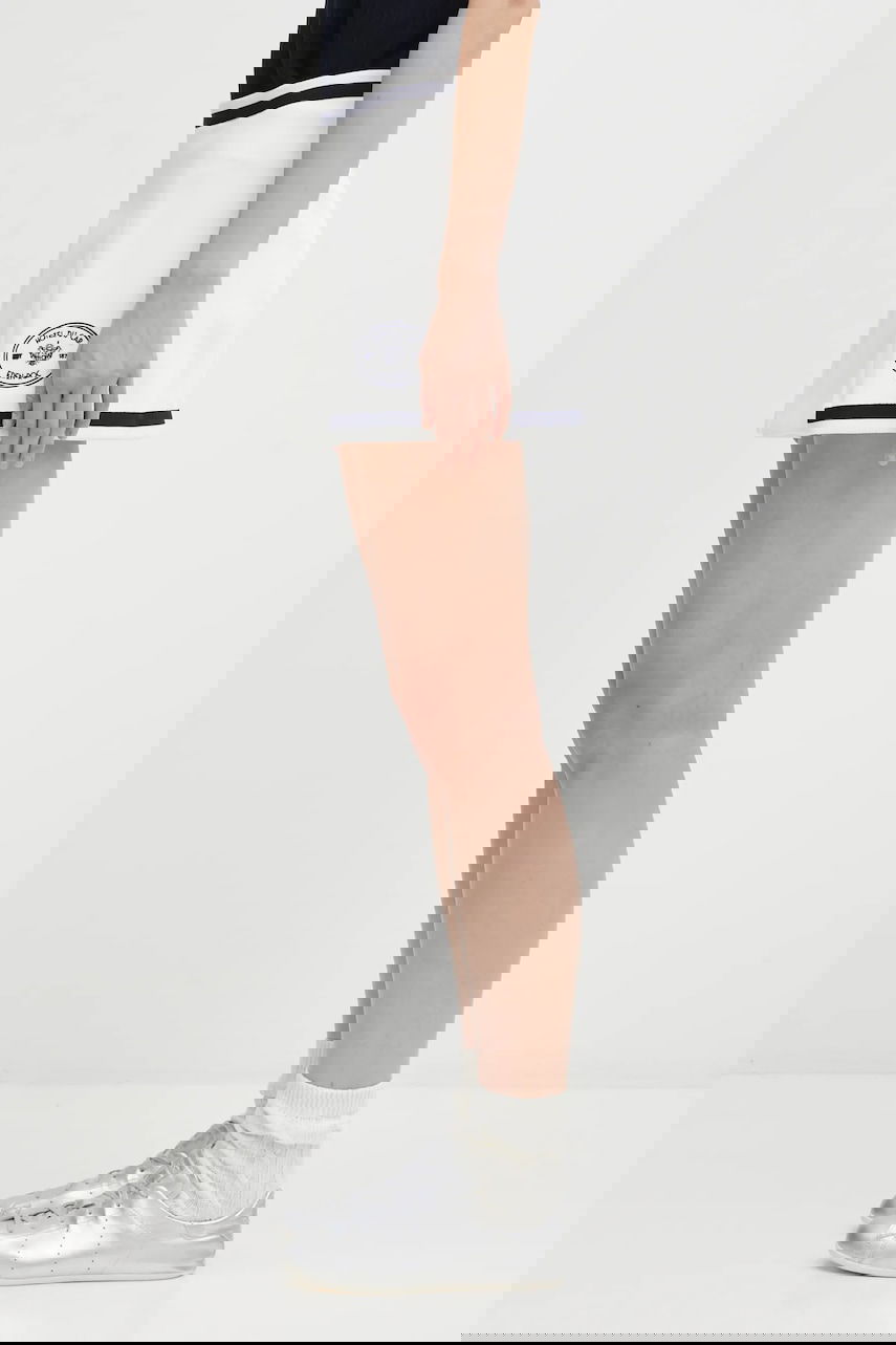 Sukňa Sporty & Rich Sporty & Rich Eden Crest Embroidered Mila Mini Skirt Biela | SK01160666WH50, 1