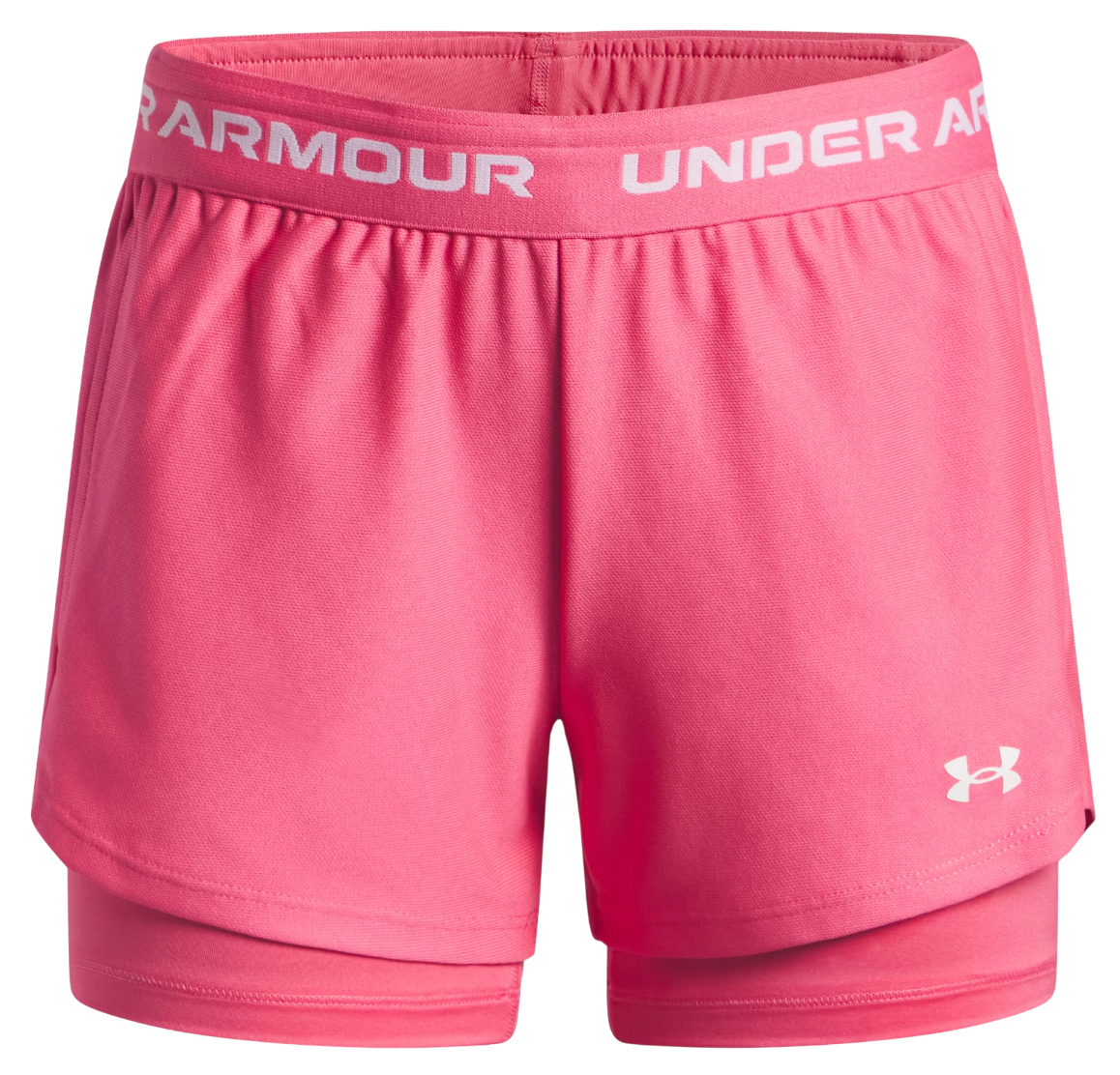 Šortky Under Armour Tech Play Up 2-in-1 Shorts Ružová | 6004985-672, 0