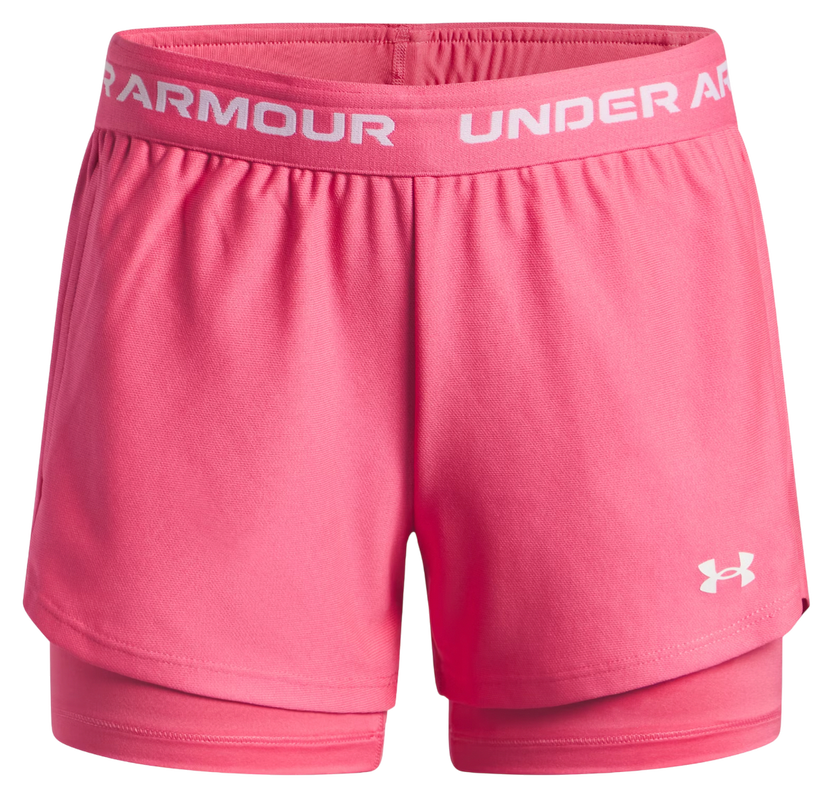 Šortky Under Armour Tech Play Up 2-in-1 Shorts Ružová | 6004985-672